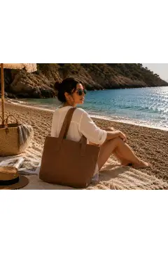 کیف ساحلی - کاربرد وسیع - کیف کنواس پریمیوم - کیف دوشی - زیپ‌دار