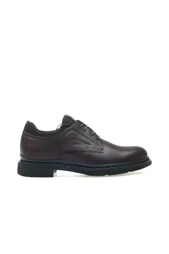 کفش روزمره کلاسیک راحتی مردانه از چرم طبیعی (39-44) 24k L3456 M قهوه‌ای