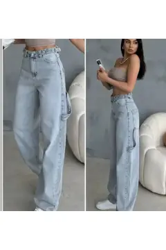 شلوار بالن زنانه با دو کمربند و آستین آلی