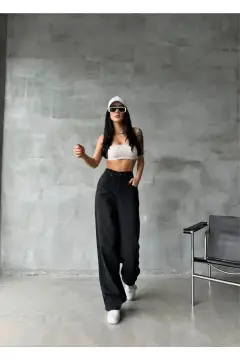 شلوار جین گشاد و راحت ییکاما TREND UNISEX - شلوار جین گشاد و راحت شستشوی برفی TREND UNISEX