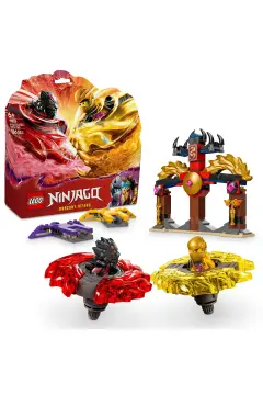 لگو بسته جنگی اژدهای اسپینجیتزو NINJAGO لگو ۷۱۸۲۶ - مجموعه اسباب بازی خلاقانه برای کودکان ۶ سال به بالا (۱۸۶ قطعه)