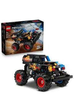 لگو ست ساخت بازی Technic Monster Jam™ Grave Digger™ آتش و یخ لگو ۴۲۲۱۹ – ۷+ (۲۶۳ قطعه)