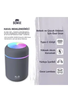 دستگاه بخور اولتراسونیک با نور RGB 7 رنگ برای اتاق خواب نوزاد و کودک