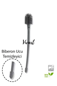 فرچه تمیزکننده شیشه شیر و سرشیشه سیلیکونی با دسته بلند