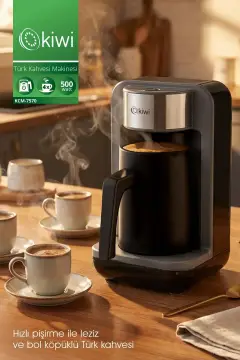 دستگاه قهوه ساز ترک اتوماتیک Kcm-7570 مشکی با کف زیاد