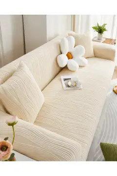روکش مبل سه نفره کشی و قابل شستشو با الیاف الاستیک