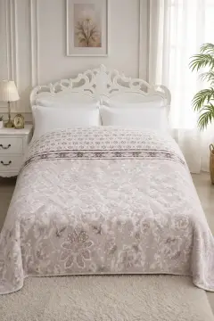 پتو یک نفره 160x220 سانتی‌متر طرح ویزون با بافت نرم