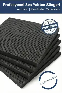 پنل عایق صوتی حرفه‌ای - 50x50 سانتی‌متر 20 میلی‌متر با چسب