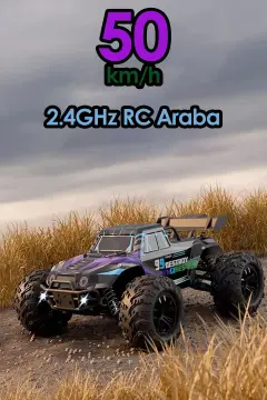 ماشین کنترلی فلزی با سرعت 50 کیلومتر در ساعت 2.4GHz شارژی