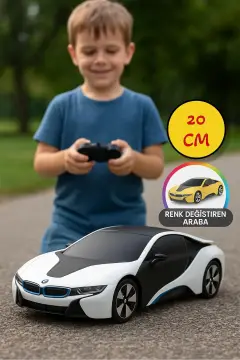ماشین کنترلی رنگ تغییر دهنده حساس به UV BMW i8 مقیاس 1:24