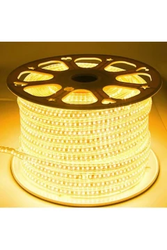 شیلنگ نوار LED 10 متر نور روز با دوشاخه 220 ولت، قابل اتصال و ضد آب