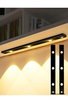 لامپ کابینت بلّا اسلیم با سنسور حرکتی و دیمر مشکی