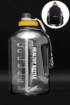 قمقمه آب وینتا بدون BPA با ظرفیت 2.5 لیتر - رنگ مشکی