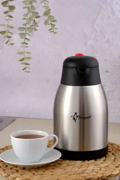 ترموس چای دو لیتری استیل دو جداره مدل 1200P جدید