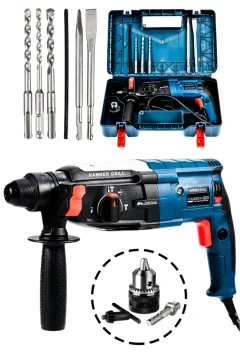 دریل چکشی متال Kimmer Plus 850w با شفت فلزی 2-28mm