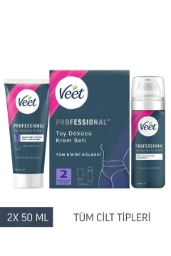 ست کرم موبر حرفه‌ای ناحیه بیکینی 50ml+50ml