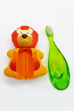ست مسواک و محفظه بهداشتی Rocs Baby 0-3 سال - با طرح شیر