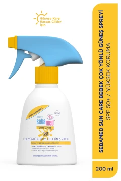 اسپری ضد آفتاب بچه SPF 50+ 200 میلی لیتر با محافظت 98% در برابر UVA و فیلتر UVB