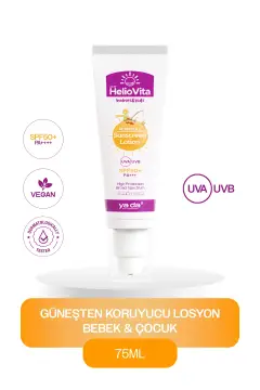 لوسیون ضد آفتاب معدنی هلیو ویتا با اثر حفاظتی بالا، مخصوص نوزادان و کودکان، SPF 50+، PA++++