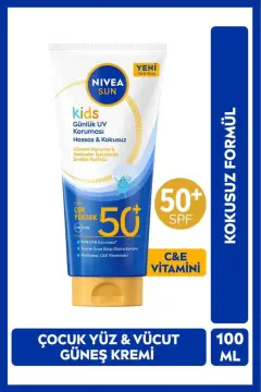 کرم ضد آفتاب با SPF50+ برای کودکان، صورت و بدن، محافظت بالا، 100 میلی لیتر، بدون عطر، مناسب برای 3 سال و بالاتر