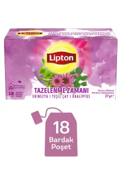 چای گیاهی و میوه‌ای اکیناسه و اوکالیپتوس زمان تازگی ۱۸ عددی