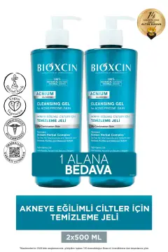 ژل شستشوی صورت آکنیم سبوم تنظیم کننده 500 میلی لیتر 1 خرید 1 هدیه اسید سالیسیلیک چای درختی نیاسینامید
