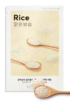 ماسک ورقه‌ای آیر‌فیت با عصاره برنج برای ایجاد ظاهری روشن و صاف
