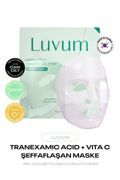 ماسک ژل ویتامین C لuvum سبز مرکبات