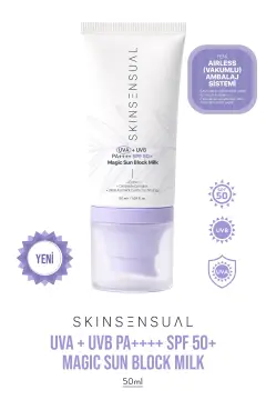 کرم ضد آفتاب شیر Magic Sun Block با SPF 50+ فیلتر نسل جدید 50 میلی لیتر | طیف وسیع UVA + UVB