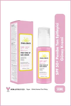 کرم ضد آفتاب تنظیم کننده رنگ صورتی SPF 50+ PA++++ | فیلتر کره‌ای نسل جدید 50 میلی‌لیتر