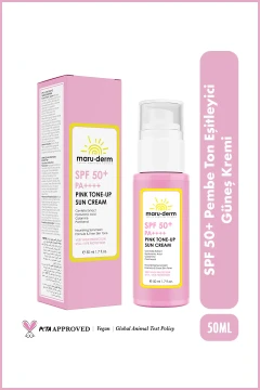 کرم ضد آفتاب تنظیم کننده رنگ صورتی SPF 50+ PA++++ | فیلتر کره‌ای نسل جدید 50 میلی‌لیتر