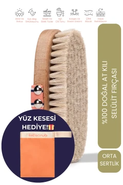برس سلولیت موی اسب 100% طبیعی برای سلولیت ترک خورده و موهای زیرپوستی مناسب برای تمام انواع پوست