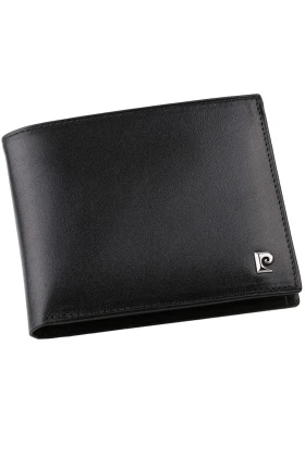 کیف پول مردانه مشکی با لوگو 2361S