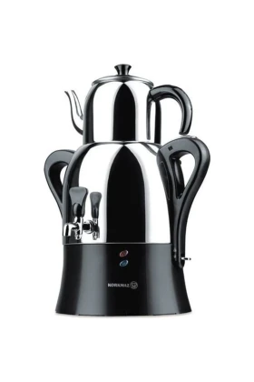چای‌کلیک قوری استیل مشکی A341-04