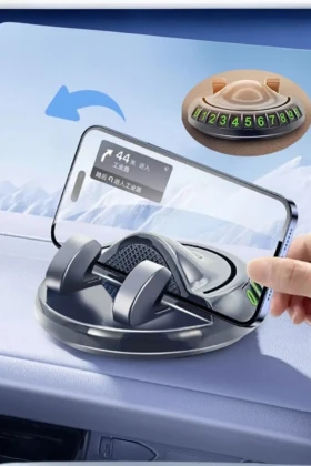 نگهدارنده تلفن خودرو با قابلیت چرخش 360 درجه و شماره‌گذاری