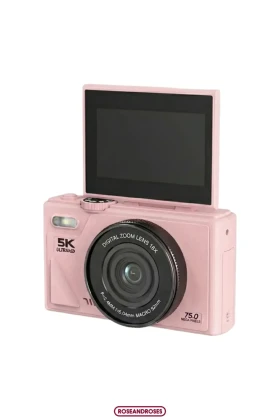 دوربین ویدئو و عکس‌برداری و لاگ با صفحه نمایش چرخان 5K UHD و زوم 18 برابری