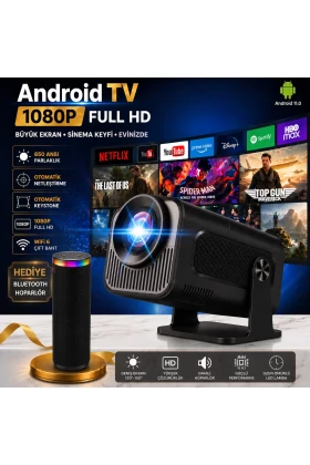 دستگاه پروژکتور هوشمند نسل جدید Teknomie Ultra HD با تنظیم خودکار و بلندگوی داخلی