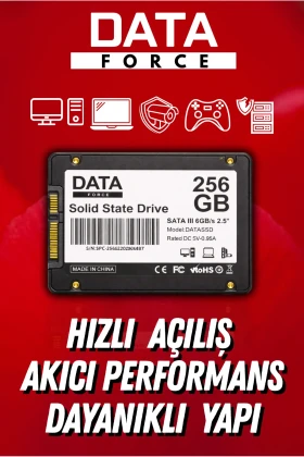 256GB SSD 2.5 اینچ SATA III – راه‌اندازی سریع، بی‌صدا