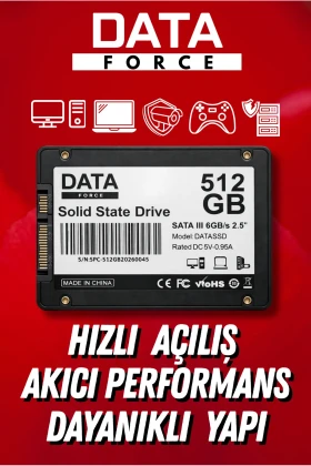 512GB SSD 2.5” SATA III – راه‌اندازی سریع، بی‌صدا