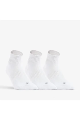 جوراب ورزشی - نیمه بلند - ۳ جفت - سفید - RS 500