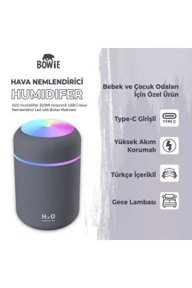 دستگاه بخور اولتراسونیک با نور RGB 7 رنگ برای اتاق خواب نوزاد و کودک