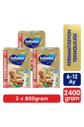 شیر خشک گلد کنفور 2 برای نوزادان 6 تا 12 ماه 800 گرم x 3 عدد 2400 گرم