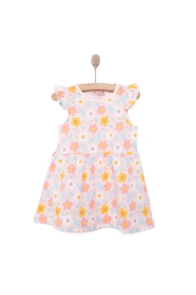 لباس دخترانه طرح گل داودی HelloBaby Basic