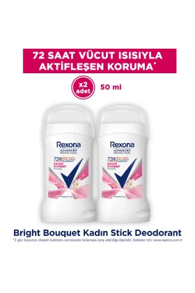 دئودورانت استیک زنانه پروتکشن پیشرفته رایحه گل‌های درخشان 50 میلی‌لیتر x2