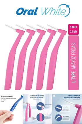 مسواک بین دندانی صورتی 0.6 mm Cleaning Pro 5 عددی