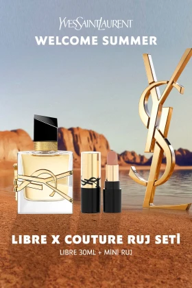 ست عطر زنانه لیبر EDP 30 میلی لیتر و رژ لب روژ پور کوتور