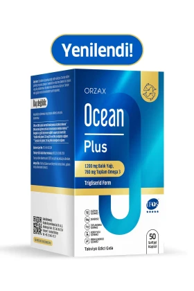 پلاس امگا 3 روغن ماهی - EPA، DHA، امگا 3 - 1200 میلی‌گرم - 50 کپسول (فرم تری گلیسیرید با جذب بالا)