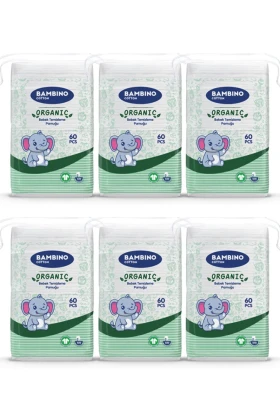 پنبه تمیزکننده ارگانیک نوزاد X 6