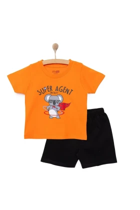 ست شورت دار طرح دار HelloBaby برای پسر بچه