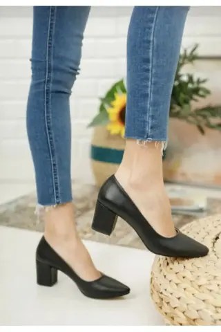 پاشنه بلند مشکی زنانه استیلتو